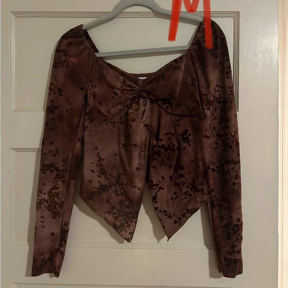 Buckle red/brown top